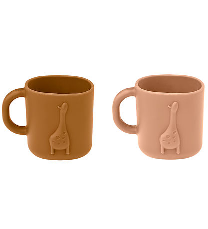 Liewood Becher - Silikon - Chaves - 2er-Pack - Toskana Rose/Gold