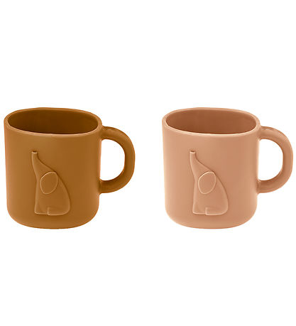 Liewood Becher - Silikon - Chaves - 2er-Pack - Toskana Rose/Gold