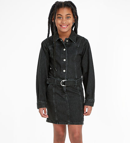 Calvin Klein Kleid - Denim - Leicht Black