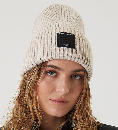 Björn Borg Beanie - Knitted - White