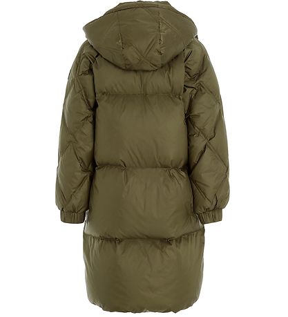 Tommy Hilfiger Dún jakki - Drepa Olive Green