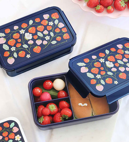 A Little Lovely Company Lunchbox - Bento - Strawberries