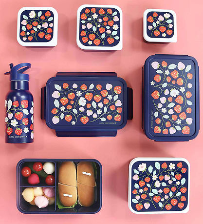 A Little Lovely Company Lunchbox - Bento - Strawberries