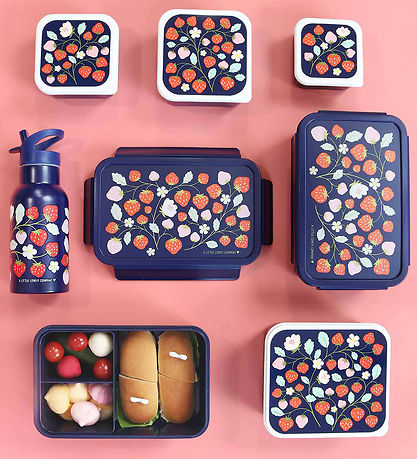 A Little Lovely Company Nestisbox - Bento - Jarðarber