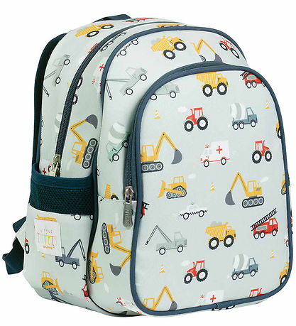 A Little Lovely Company Backpack w. Thermal pocket - Vehicles