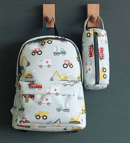 A Little Lovely Company Backpack - Vehicles