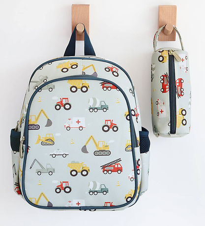 A Little Lovely Company Pencil Case - Vehicles