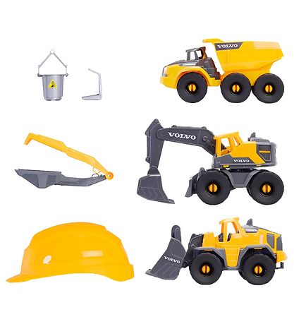 Grue av. Volvo Ensemble de Construction Dickie Toys - 100 cm