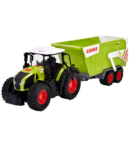 Dickie Toys Traktor - CLAAS Traktor m. Anhänger - Licht/Sound