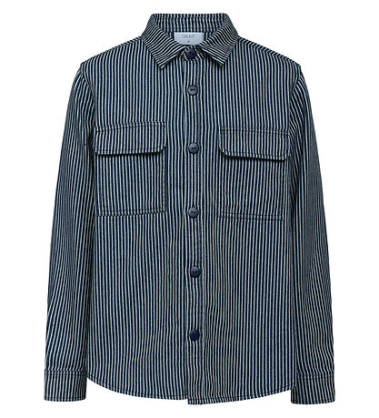 Grunt Hemd - Dalmin - Navy/Weißer Streifen