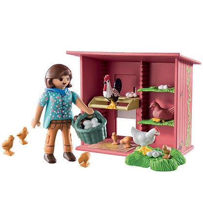 - Poule avec poussins Playmobil Country - 71308 - 29 Parties