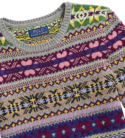 Polo Ralph Lauren Blouse - Wool - Multicolour w. Pattern