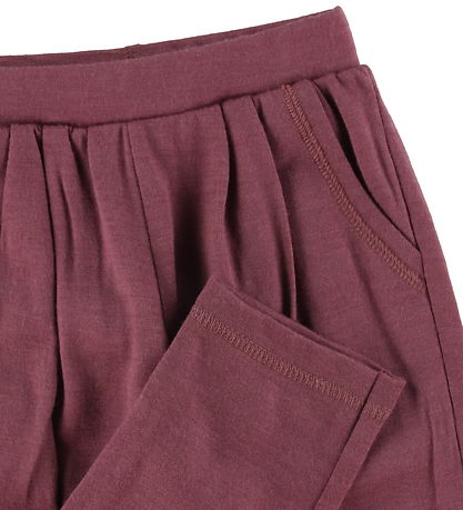 Joha Leggings - ull - Bordeaux