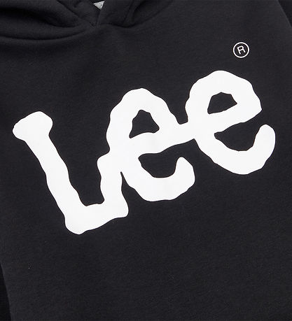Lee Kapuzenpullover - Wackelige Grafik - Schwarz/Weiß