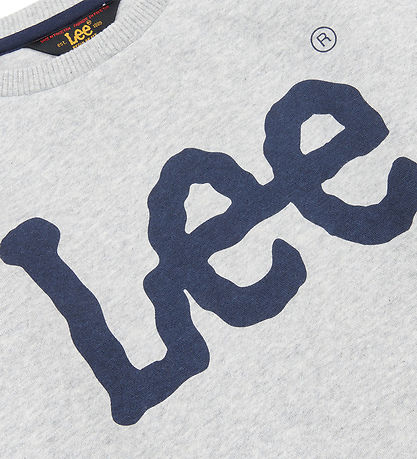 Lee Sweatshirt - Wackelige Grafik - Grau
