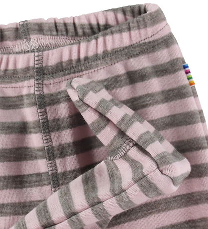 Joha Leggings - ull - Bleikt/Grá