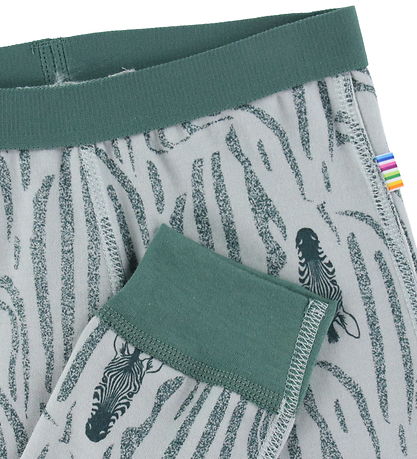 Joha Leggings - ull/Bómull - Grænt Op