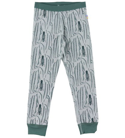 Joha Leggings - ull/Bómull - Grænt Op