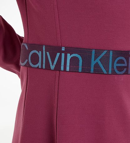 Calvin Klein Mekko - Amarantti, Musta/Monivärit