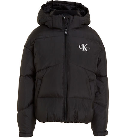 Calvin Klein Puffer Jacket - CK Short Pouf - Black