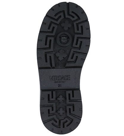 Versace Kängor - Chelsea Kalv - Black/Palladium