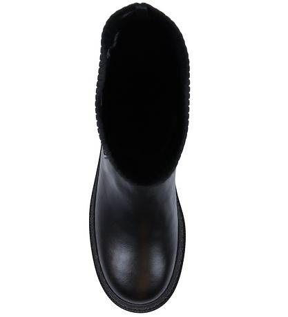 Bottes Versace - Botte en veau - Black/White/Palladium