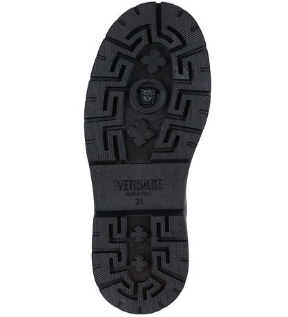 Bottes Versace - Botte en veau - Black/White/Palladium