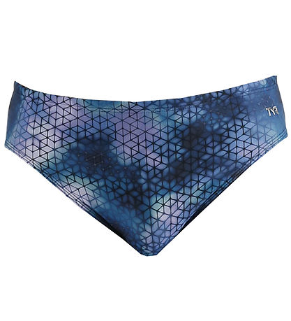 TYR Swim Trunks - UV50+ - Starhex Racer - Blue Ice
