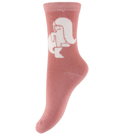 Danef Socks - DaneDanmark - Warm Rose Mermaid