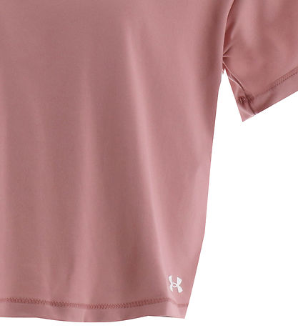 Under Armour Stuttermabolur - Skera - Æfing - Bleikt Elixir