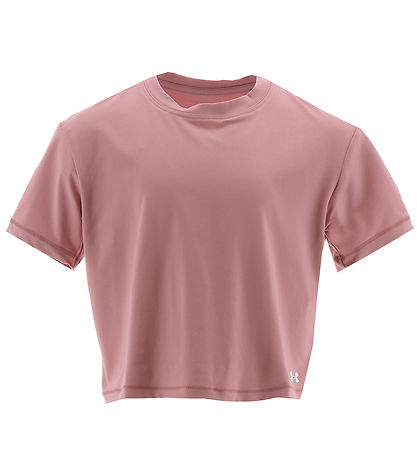 Under Armour Stuttermabolur - Skera - Æfing - Bleikt Elixir