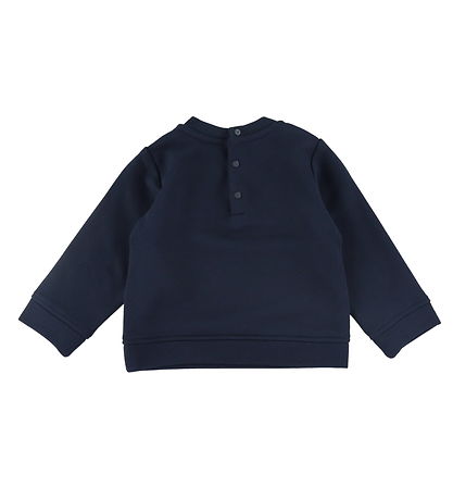 Emporio Armani Peysa - Dökkblátt M. Hvítur