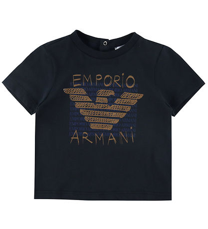 Emporio Armani Stuttermabolirnir - 3 Pakki - Hvítur/Sandur/Svart