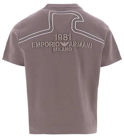 Emporio Armani Stuttermabolur - Leðja