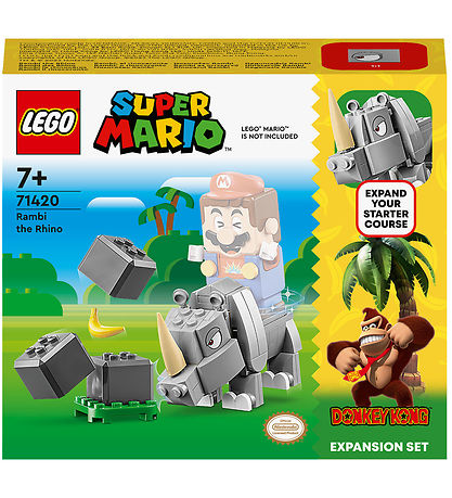 LEGO Super Mario - Rambi-sarvikuonon 71420 - Laajennussarja - 1