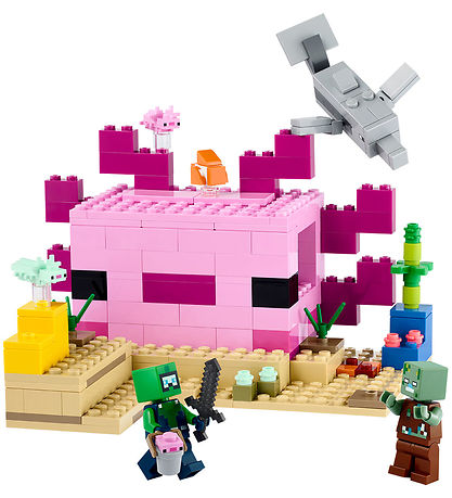 LEGO Minecraft - Het axolotlhuis 21247 - 242 Onderdelen