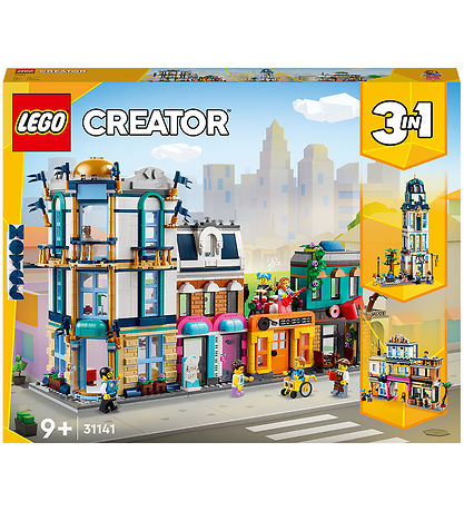 LEGO® Creator - Hovedgade 31141 - 3-I-1 - 1459 Partar