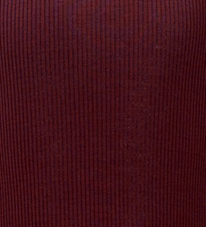 Minimalisma Blouse - Rib - Silk/Cotton - Bergen - Ruby Ed