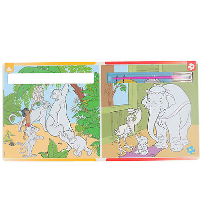 Alvilda Colouring Book - Paint With Water - Disney Popular Class