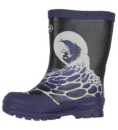 Viking Thermo Boots - Jolly - Navy w. Sea monster