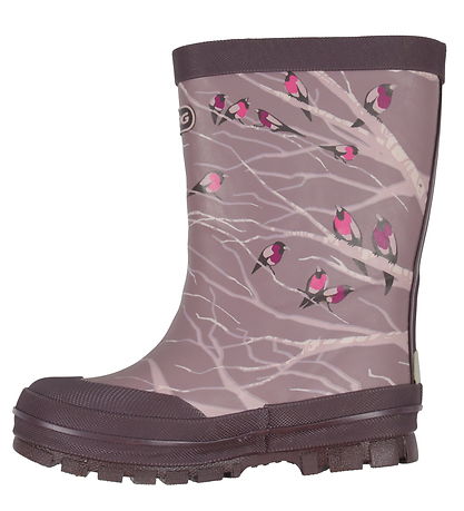Viking Lämpösaappaat - Jolly - Dusty Pink M. Linnut