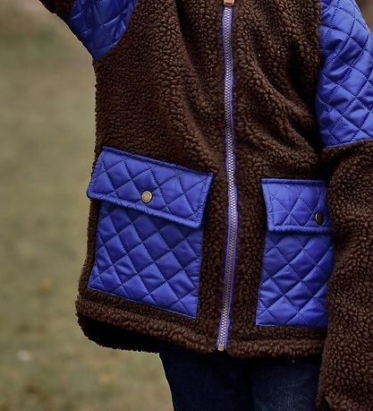 Mikk-Line Fleece Jacket - Teddy - Recycled - Mazarine Blue