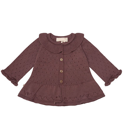 That's Mine Cardigan - Knitted - Arrows - Maroon