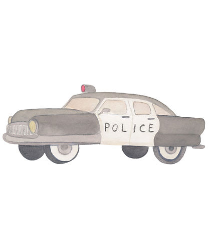 That's Mine Muursticker - Police Car - Multi