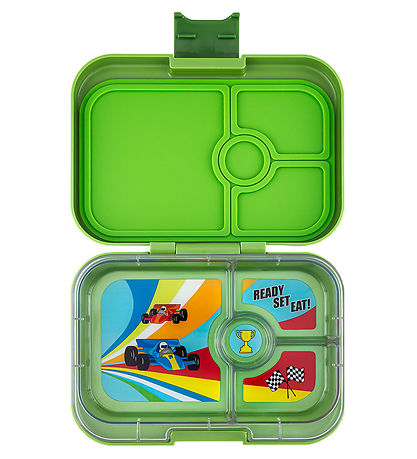 Yumbox Nestisbox M. 4 romm - Bento Panino - Mattcha Green - Race