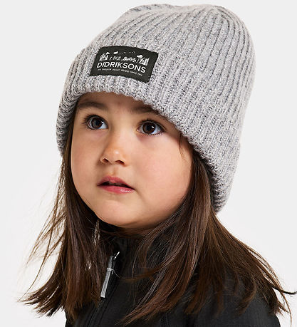 Didriksons Beanie - Knitted - Bus - Grey Melange