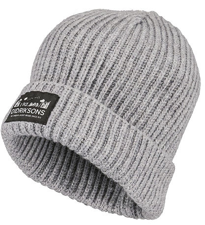 Didriksons Beanie - Knitted - Bus - Grey Melange