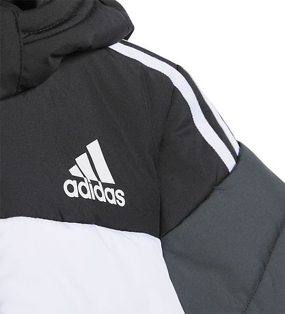 adidas Performance Vadderad jacka - IN F PAD JKT - Svart/Vit