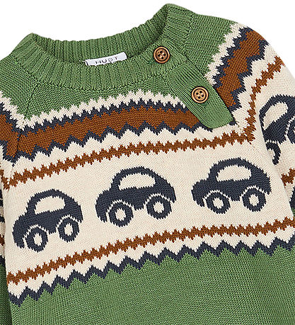 Hust and Claire Blouse - Knitted - Pallet - Elm Green