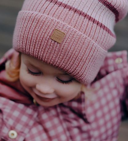 Hust and Claire Beanie - Wool/Polyester - Fryba - Ash Rose